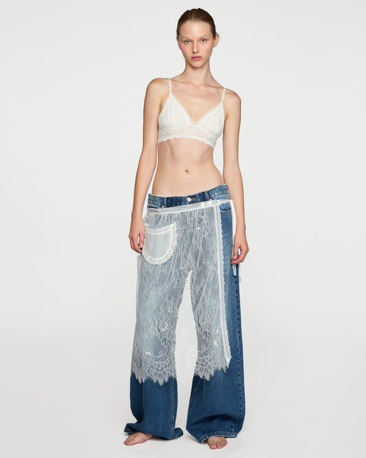 LACE WRAP SKIRT