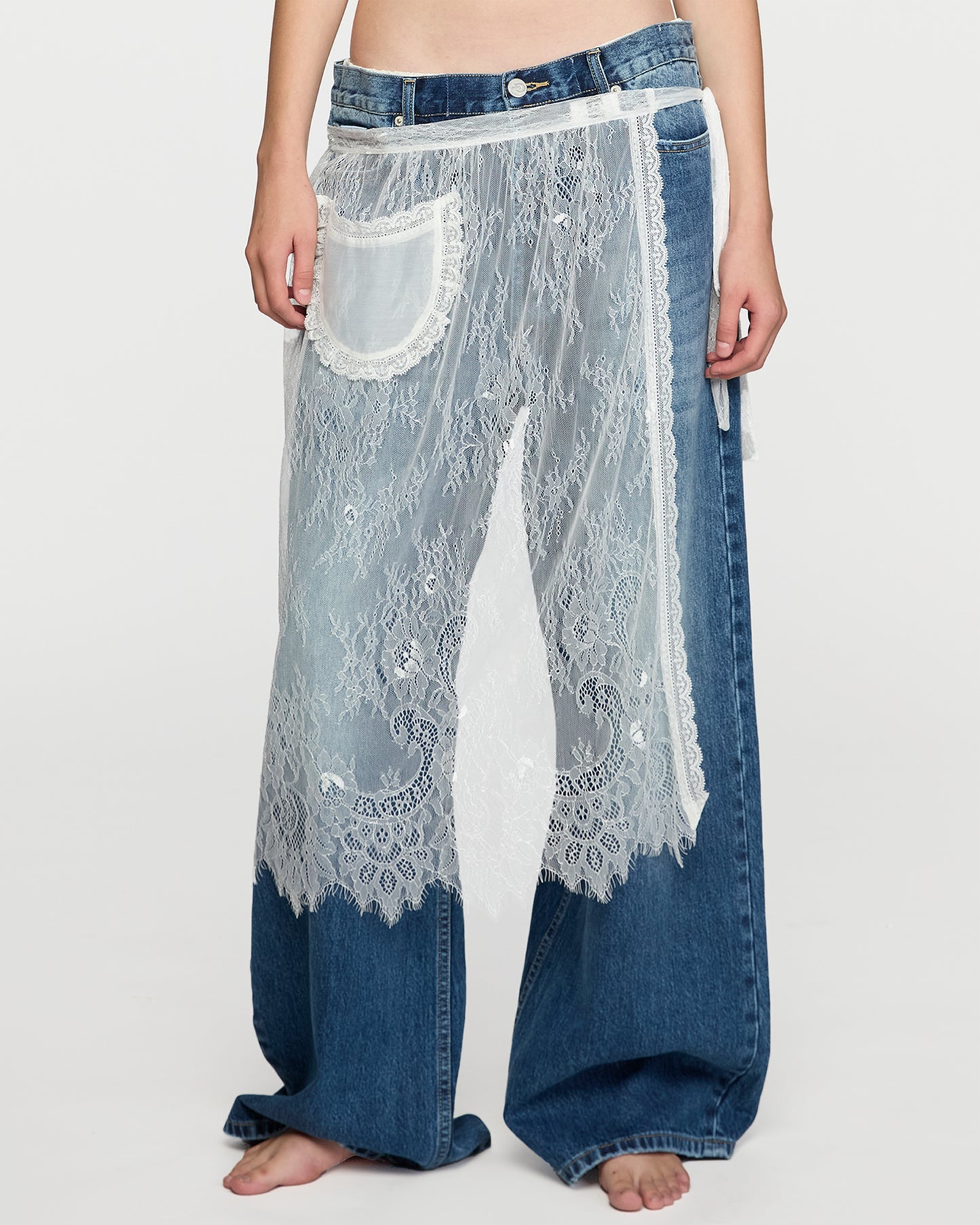 LACE WRAP SKIRT