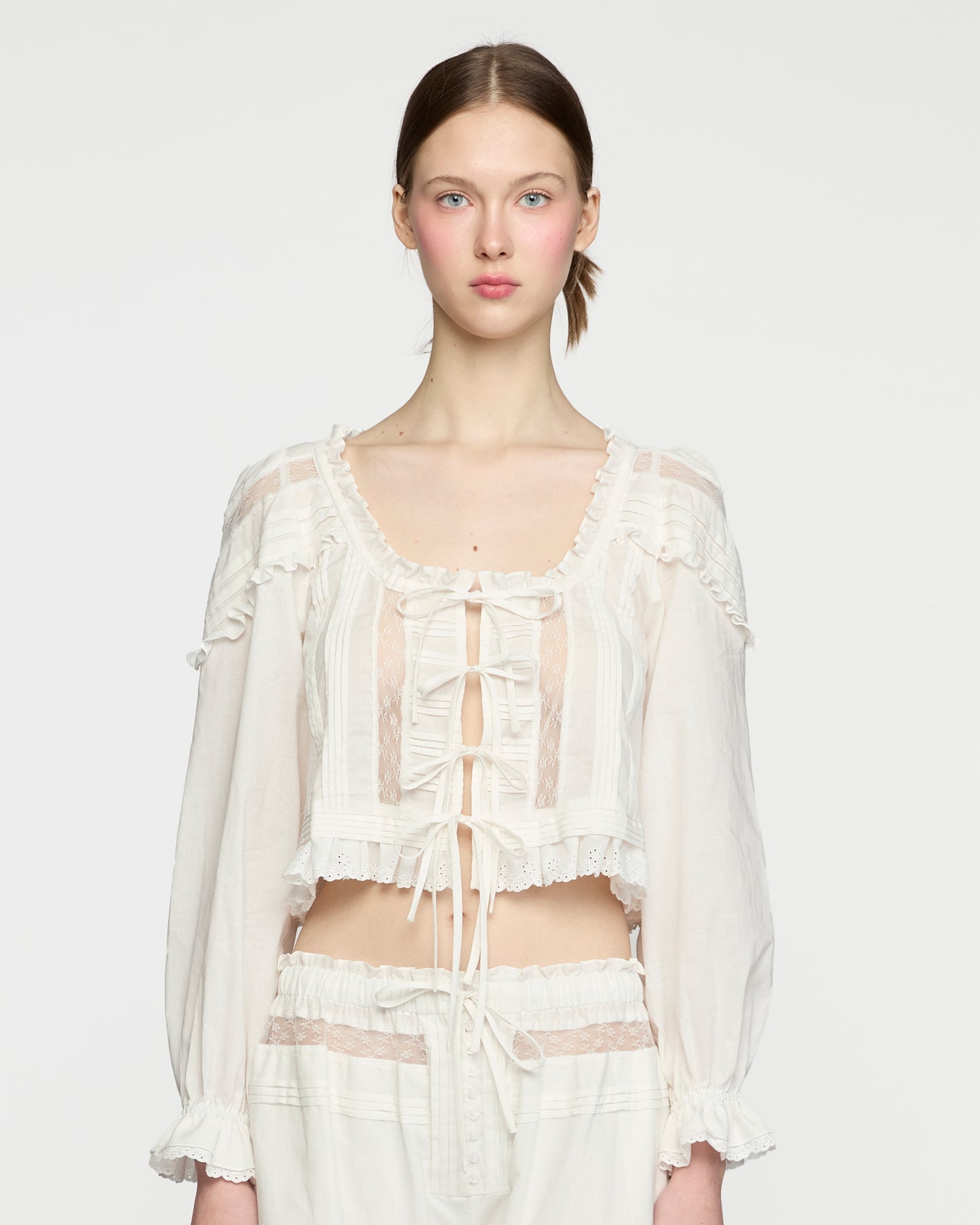 AIRY COTTON BLOUSE