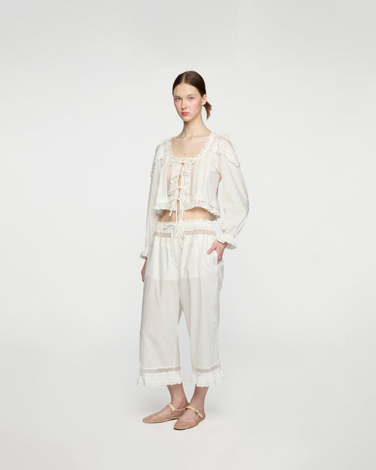 AIRY COTTON BLOUSE