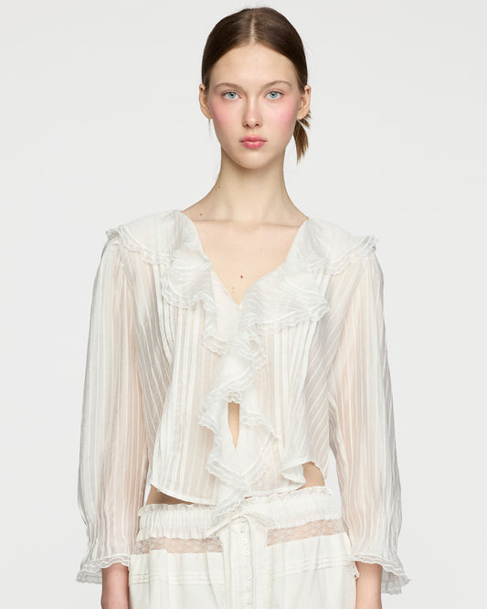 RUFFLE TOP