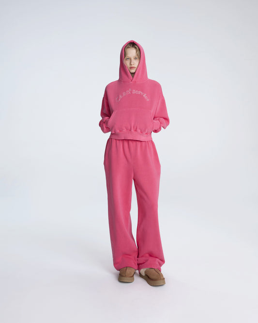 CASAA SERVICE SWEATPANTS (ROSE RED)