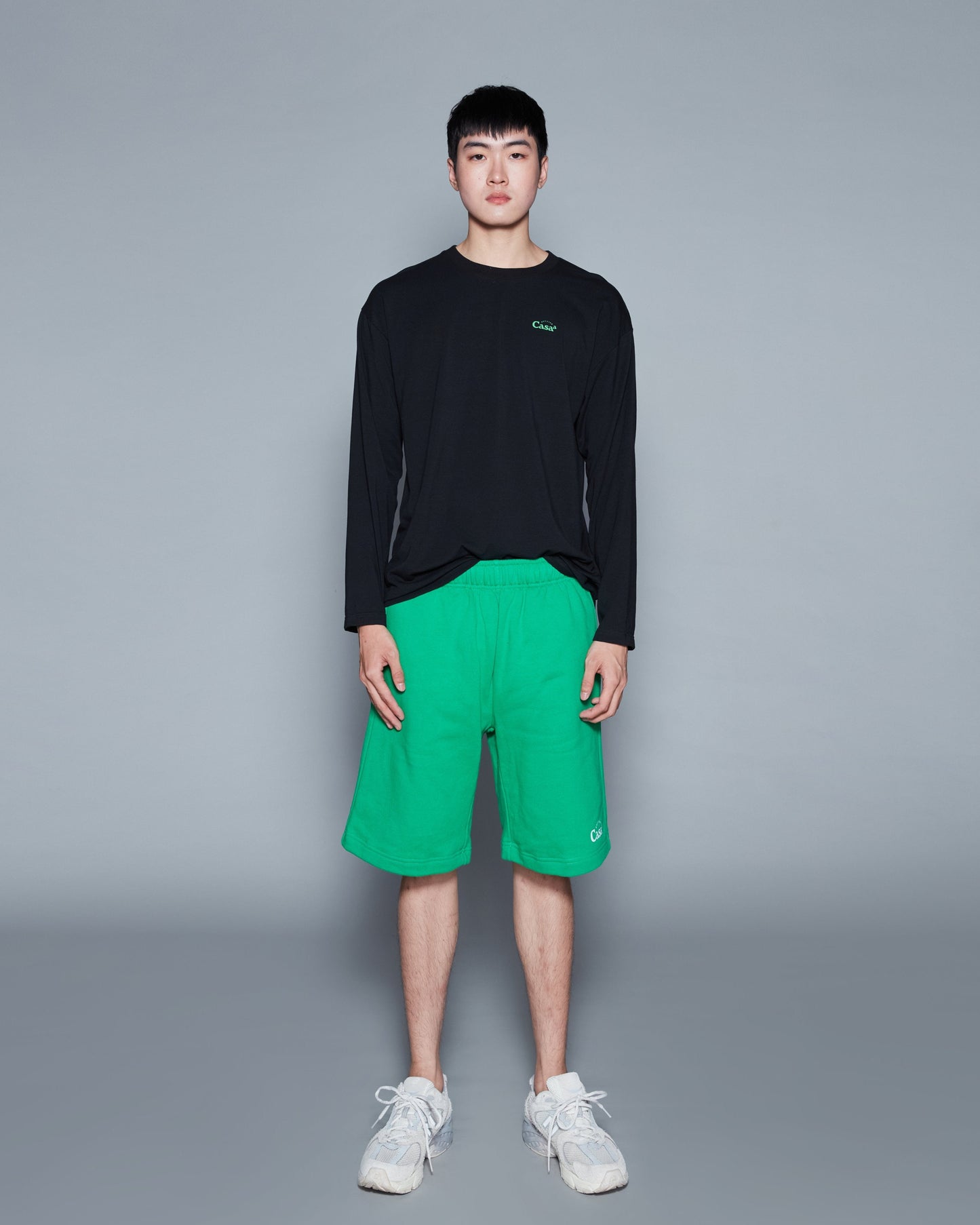 CASAa SERVICE LONG SLEEVES TOP (BLACK)
