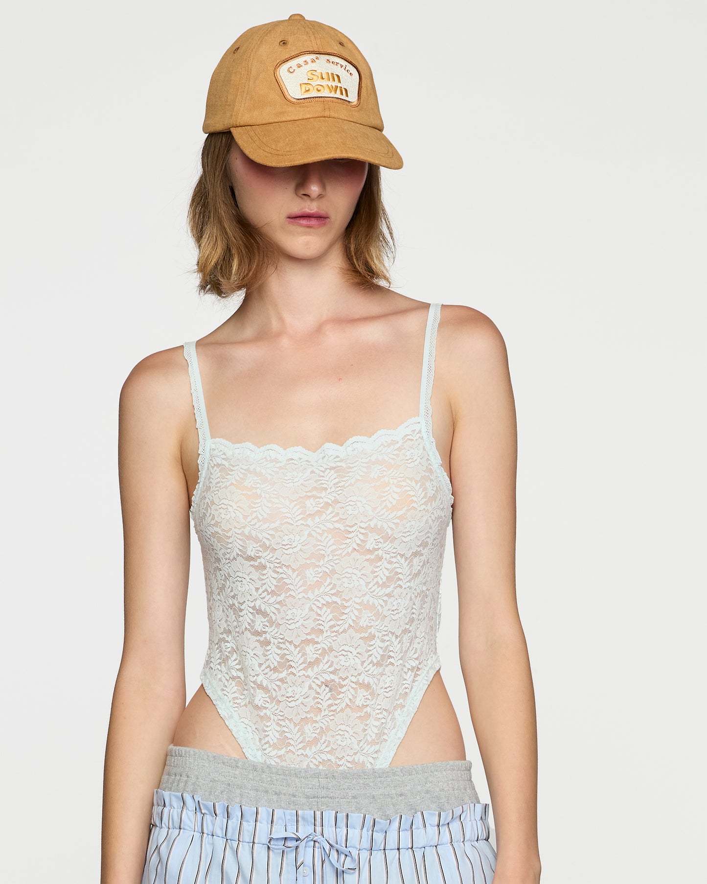 LACE BODYSUIT (BABY BLUE)