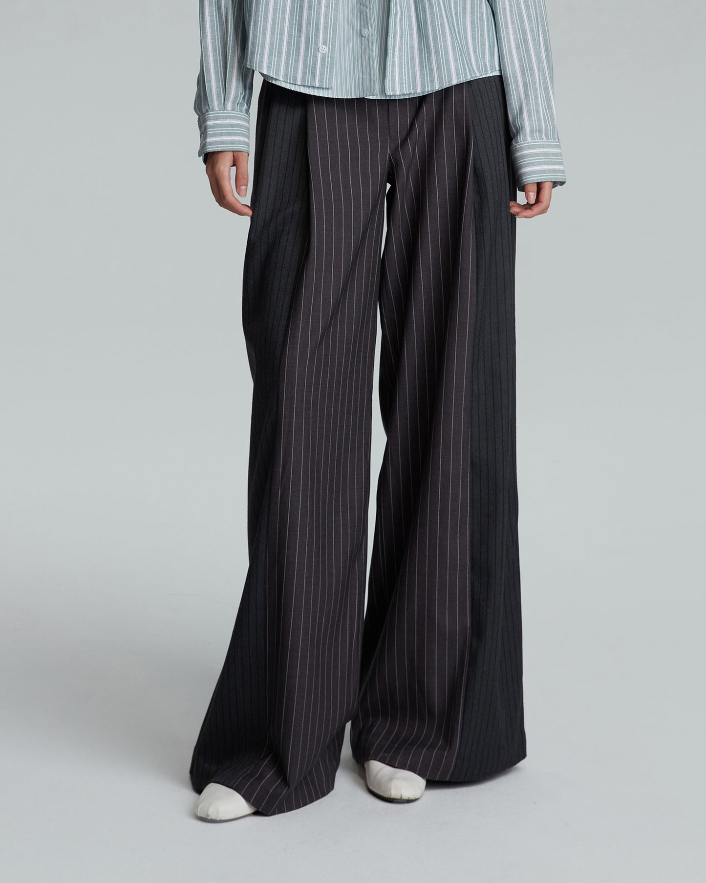 TWO TONE PANTS