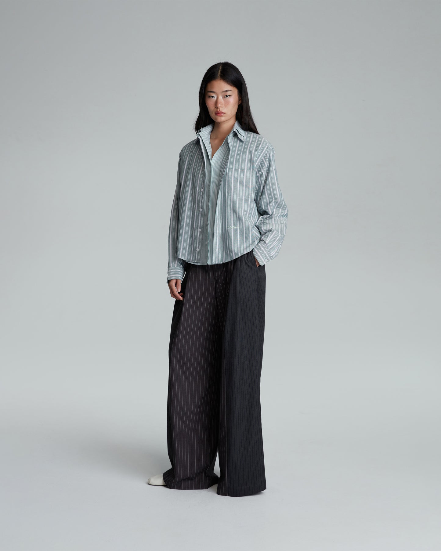 TWO TONE PANTS