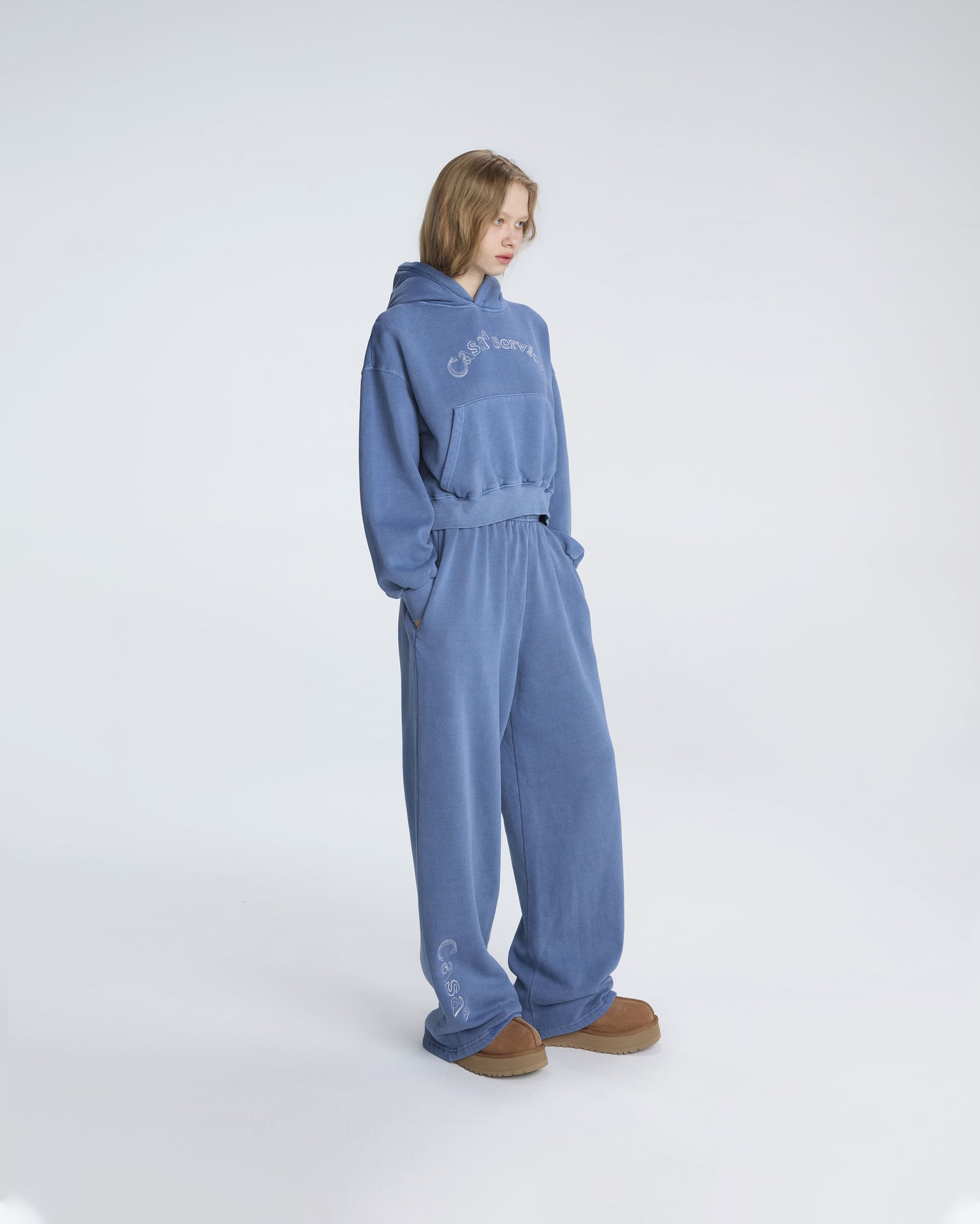 CASAA SERVICE HOODIE (BLUE GREY)
