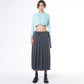 GREY PLEATED SKIRT