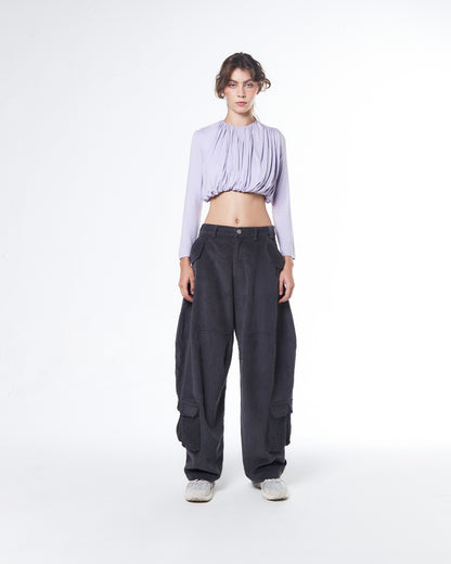 PUFFED TOP (LILAC)