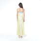 SATIN MAXI DRESS (YELLOW)