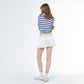 SATIN MINI SKIRT (OFF WHITE)