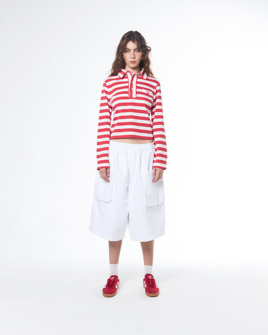 BURMUDA SHORTS OVERSIZED (WHITE)