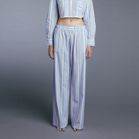 PJ PANTS BLUE/YELLOW