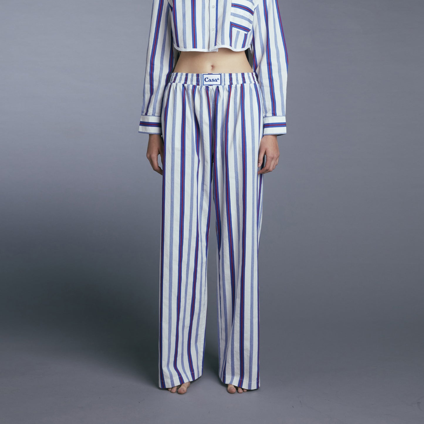 PJ PANTS NAVY/WHITE