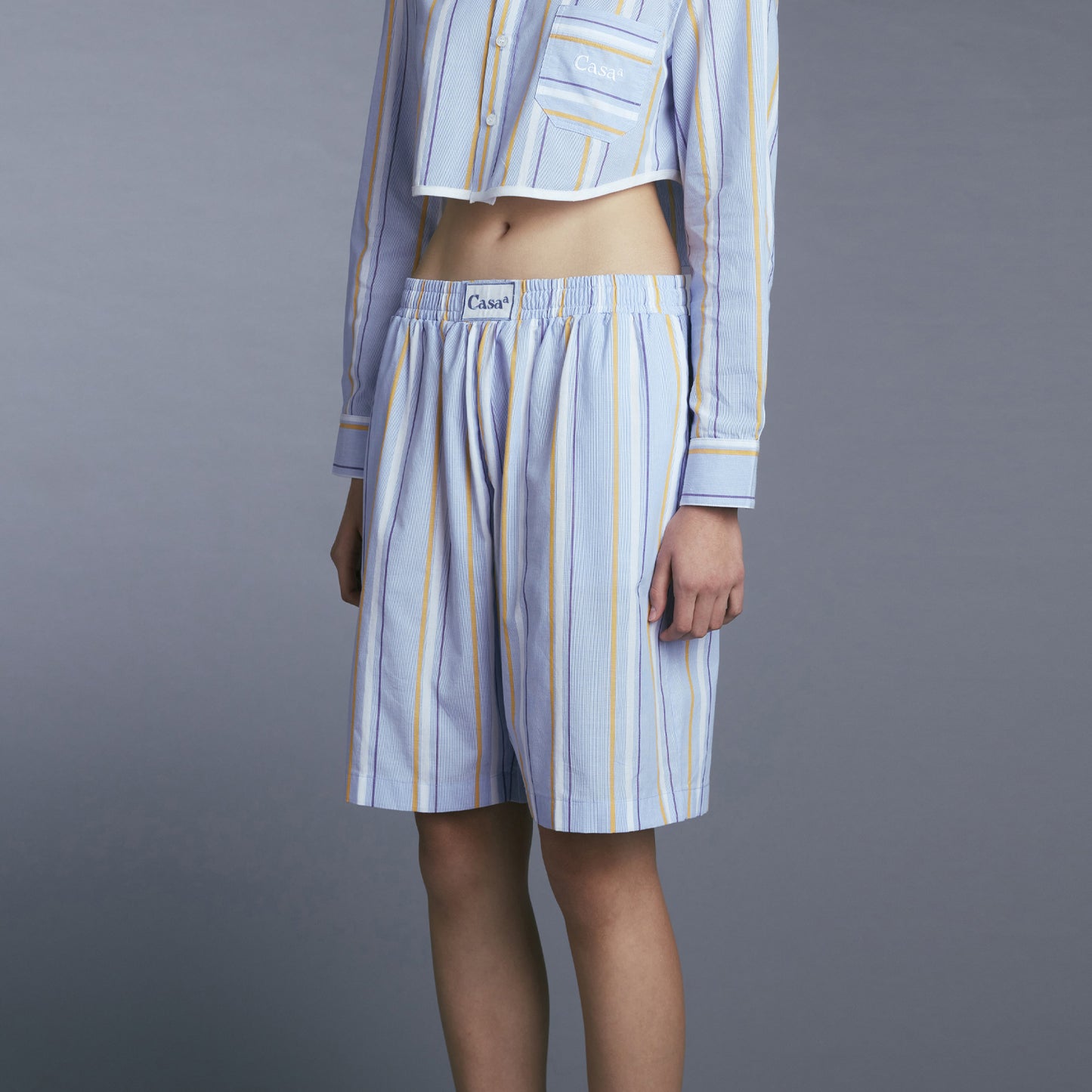 BERMUDA SHORTS BLUE/YELLOW