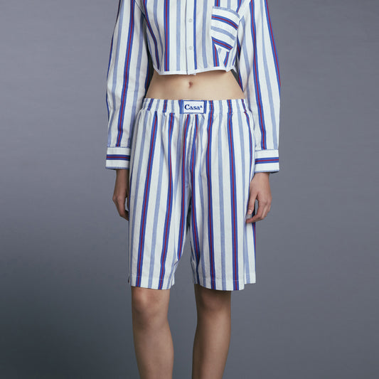 BERMUDA SHORTS NAVY/WHITE