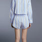 SHORTS BLUE/YELLOW