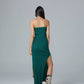 TUBE DRESS (GREEN-NAVY)