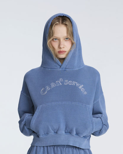 CASAA SERVICE HOODIE (BLUE GREY)